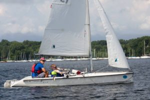 Nate Besio sails a Martin 16
