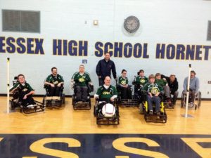 Chargers team photo at Essex High School